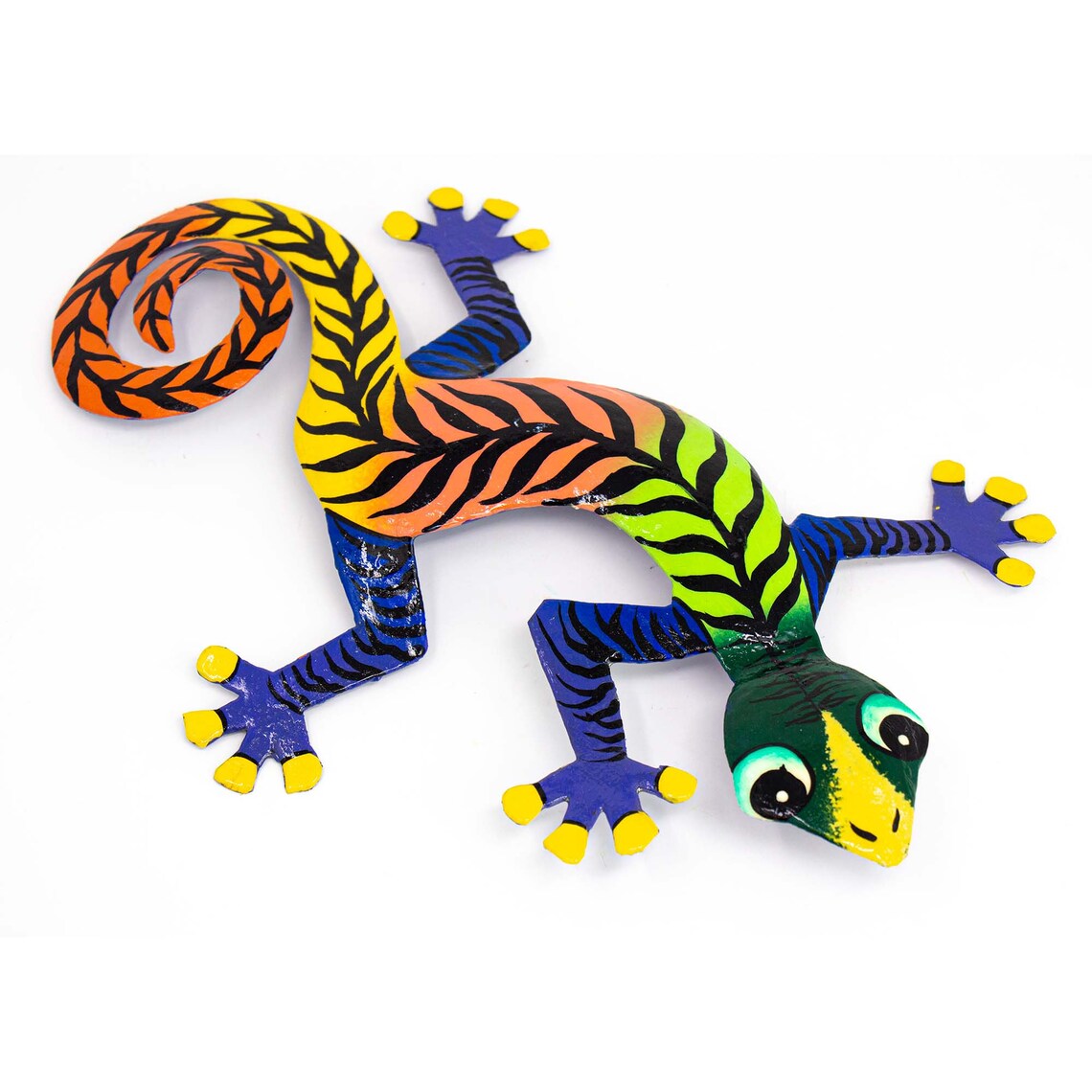 Colorful Gecko Haitian Metal Garden Art Big and Small With Etsy