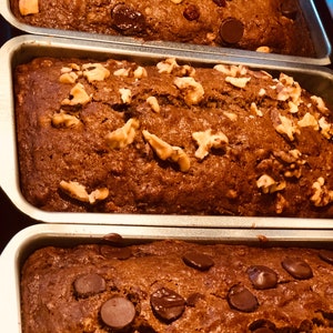 Walnut- Homemade Banana Bread,  BEST EVER: Over 1.5 pounds of bread!