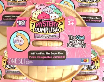 Crazy Fun RMS Mystery Dumpling Stuffed Bun Edition or Edition Seashell Edition Squishy Bun Sealed Authentic **NEW SERIES** or Mini Needohs
