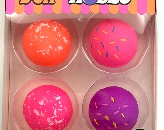 Viral Needoh Donut Holes 4 Pack Squishy Sensory Stress Toy Authentic NEW Nee doh Donut Holes