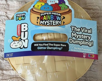 Crazy Fun RMS Mystery Dumpling Super Mega Rainbow Mystery Squishy Bun Dumpling Set 8 lbs or Seashell or Purple Holographic **NEW SERIES**