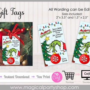 Weihnachtsgeschenkanhänger | Weihnachtskarten | Klasse Weihnachtsfeier | Klasse Party | Weihnachtsgeschenk| Sofort Download | Gastgeschenk | Lehrer Geschenk