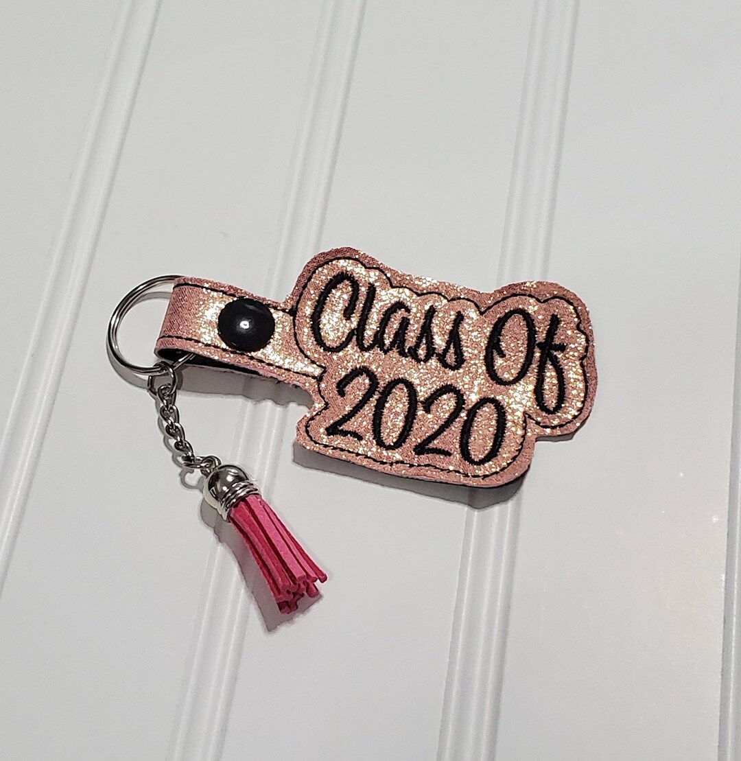 Senior Graduation Keychain, Class of Key Fob, Tassel Charm - Etsy