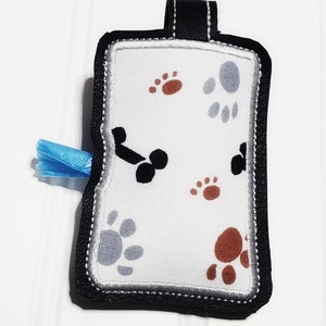 Dog Poop Bag Holder, Dog Waste Bag Dispenser,  Waste Pouches, Keychain Dog Waste Holder