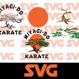 Miyagi-do Karate SVG-bestand | Ideaal voor HTV, stickers, sublimatie