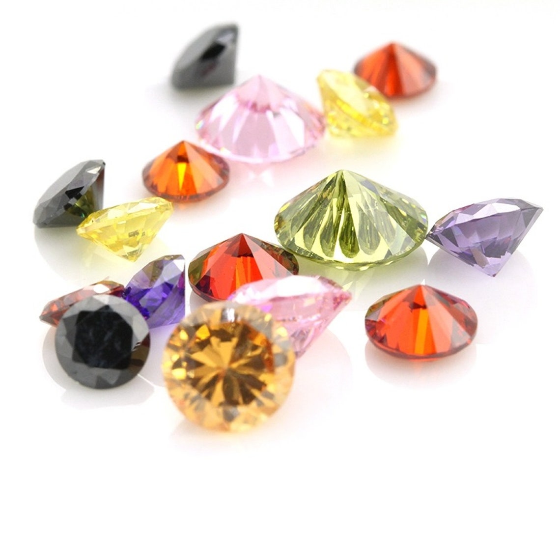 Cubic zirconia 500pcs color mix lot loose cubic zirconia Etsy