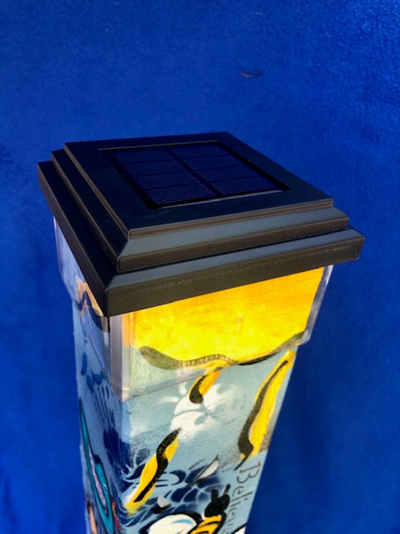 Outdoor Art Light / Whimsey Garden Pole Decoration /totem Etsy