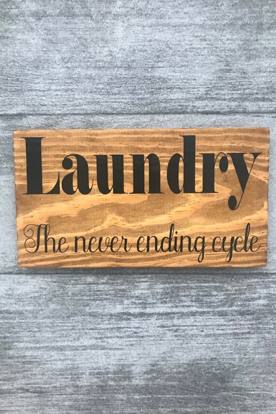 Laundry wood laundry sign for housewarming gift laundry room decor the ...