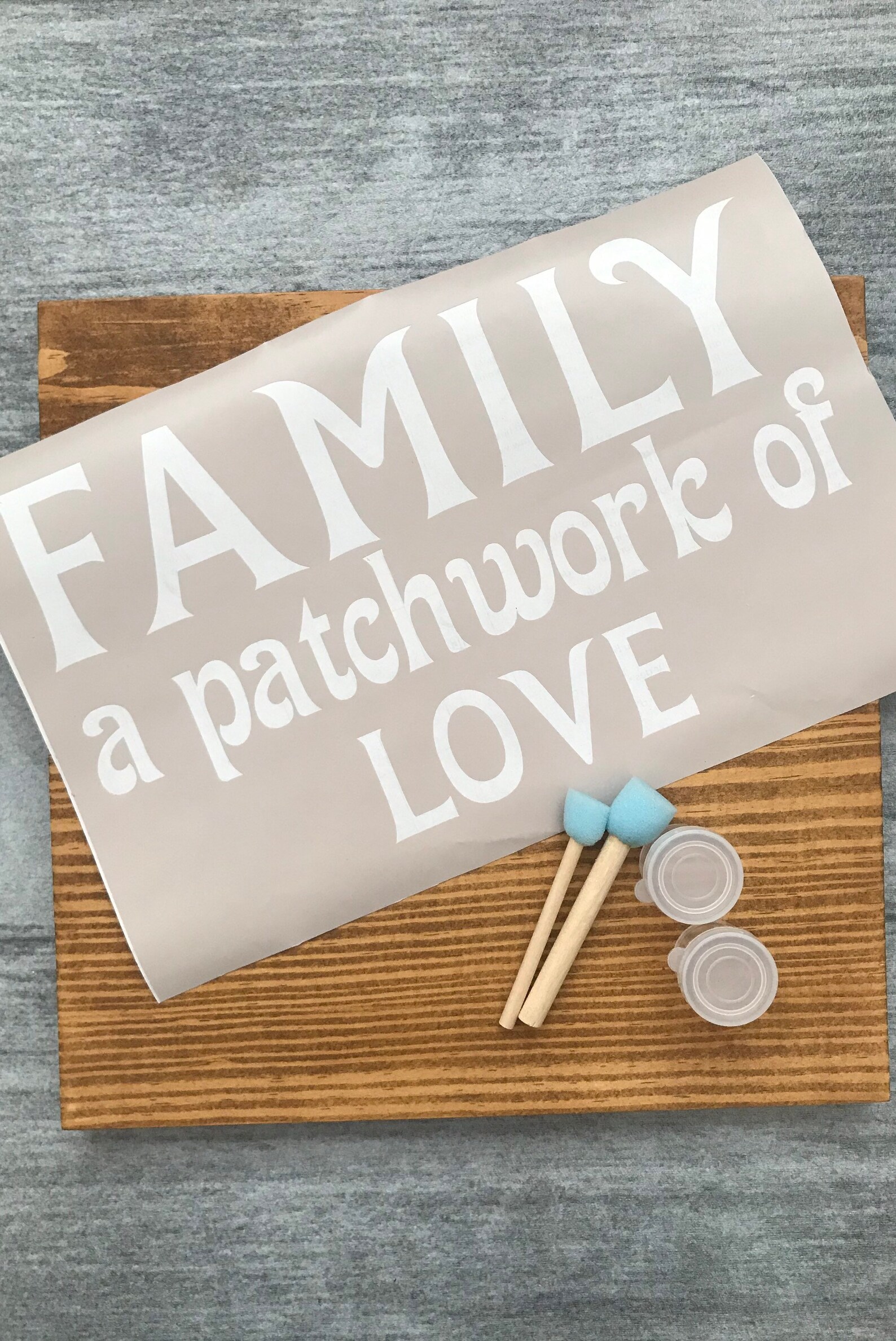 DIY wood sign kit for adult craft Do it yourself sign kit for Etsy