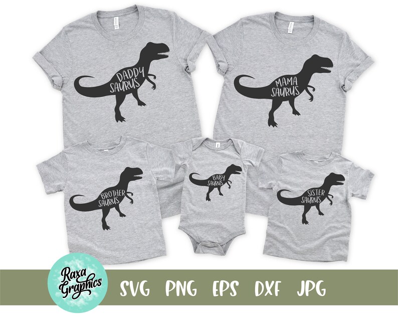 Download Family Bundle SVG Mama Saurus Dadsy Saurus Sister Saurus ...