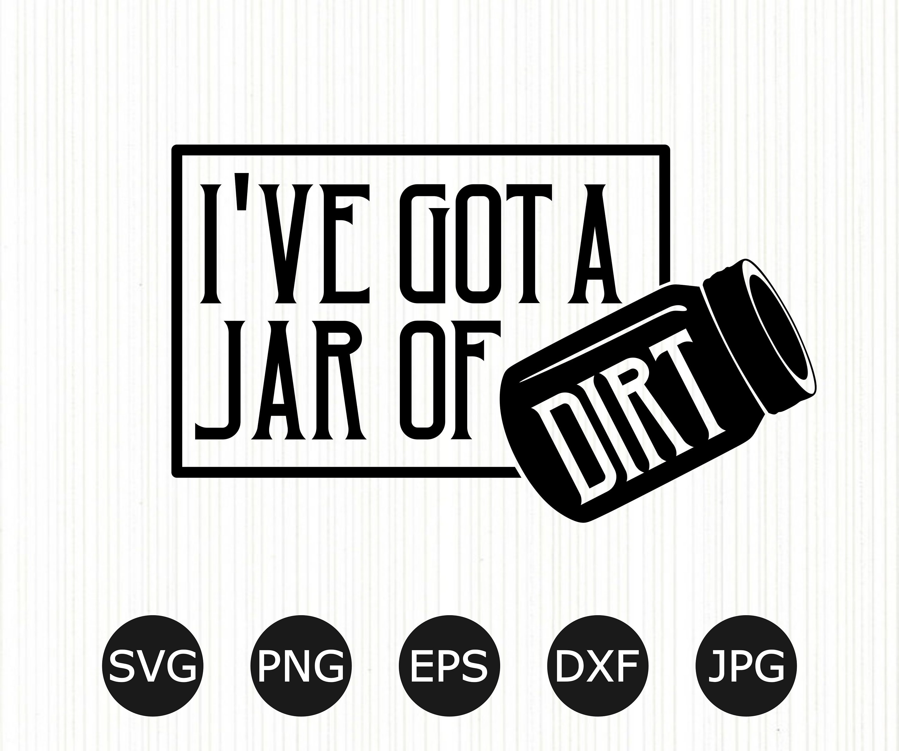 I've Got A Jar of Dirt SVG Johnny Depp Jack Sparrow Quote Pirates of