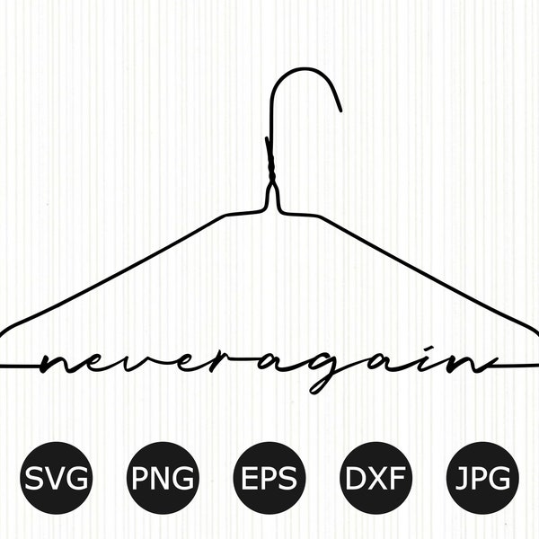 Never Again Coat Hanger Shirt Etsy