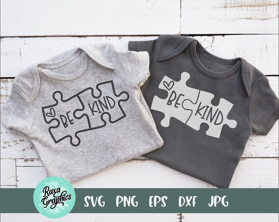 Download Be Kind Puzzle Piece Autism Svg Autism Awareness Shirt Autism Etsy