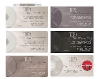 Swift TTPD Tortured Poets - Set of Vinyl Record Hype Stickers, Replacement Vinyl Hype Stickers, Replica Dupe Hype Stickers