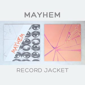 Mayhem Vinyl Record Jacket - Custom Picture Disc Record Sleeve