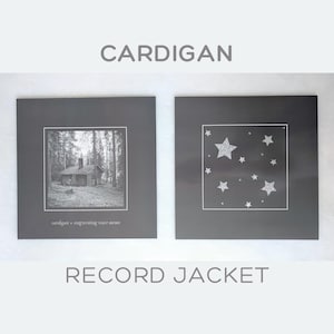 Cardigan Picture Disc Vinyl Record Jacket - Custom Record Sleeve