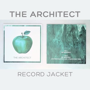 The Architect Apple Vinyl Record Jacket - Custom Kacey Record Sleeve