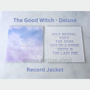 Vinyl Record Jacket - The Good Witch RSD, Record Sleeve, Add on Optional Inner & Outer Sleeve