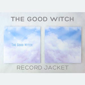 Good Witch Vinyl Record Jacket - Purple & Blue Clouds, Deluxe Tracks