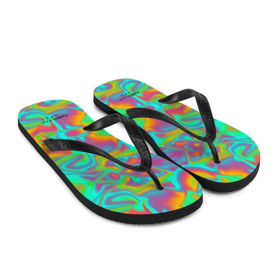 Sandals Pastel Sublimation Flip Flops | Etsy