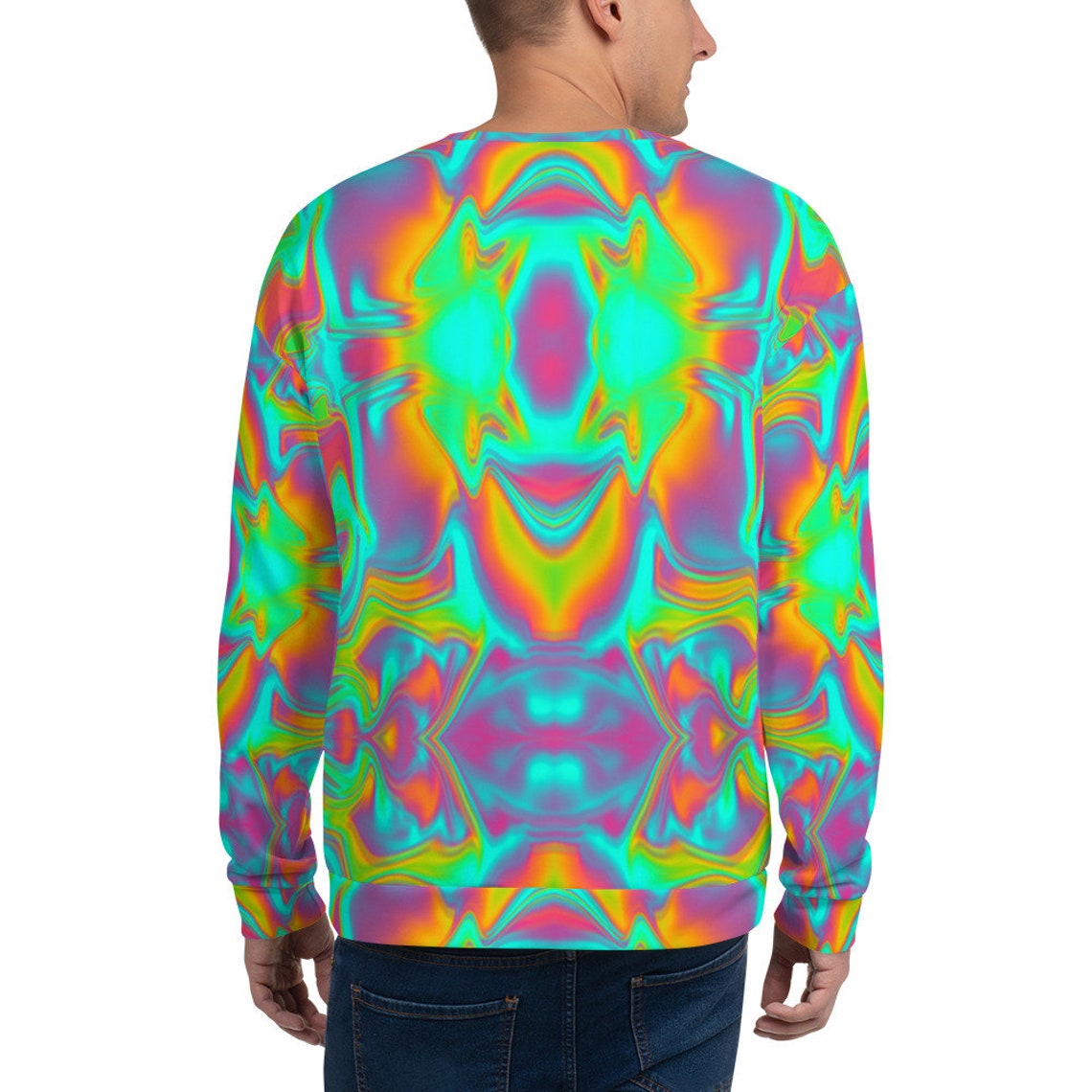 Sweatshirt Sublimation Festival Rave Long Sleeve | Etsy