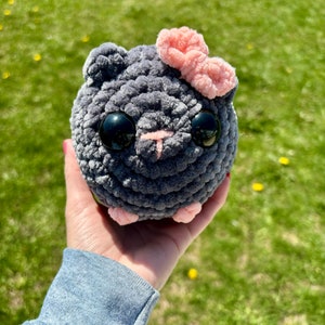 Crochet Sad Hamster Meme | stuffed animal | amigurumi | handmade | plushie | guinea pig | rodent