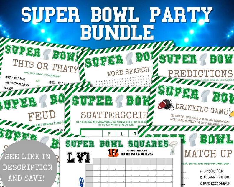 bowl games and schedule Super Bowl Predictions Game Super Bowl Game 2023 Printable Etsy
