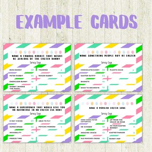 Easter Friendly Feud Game, Feud Trivia Quiz, Easter Family Game Night ...