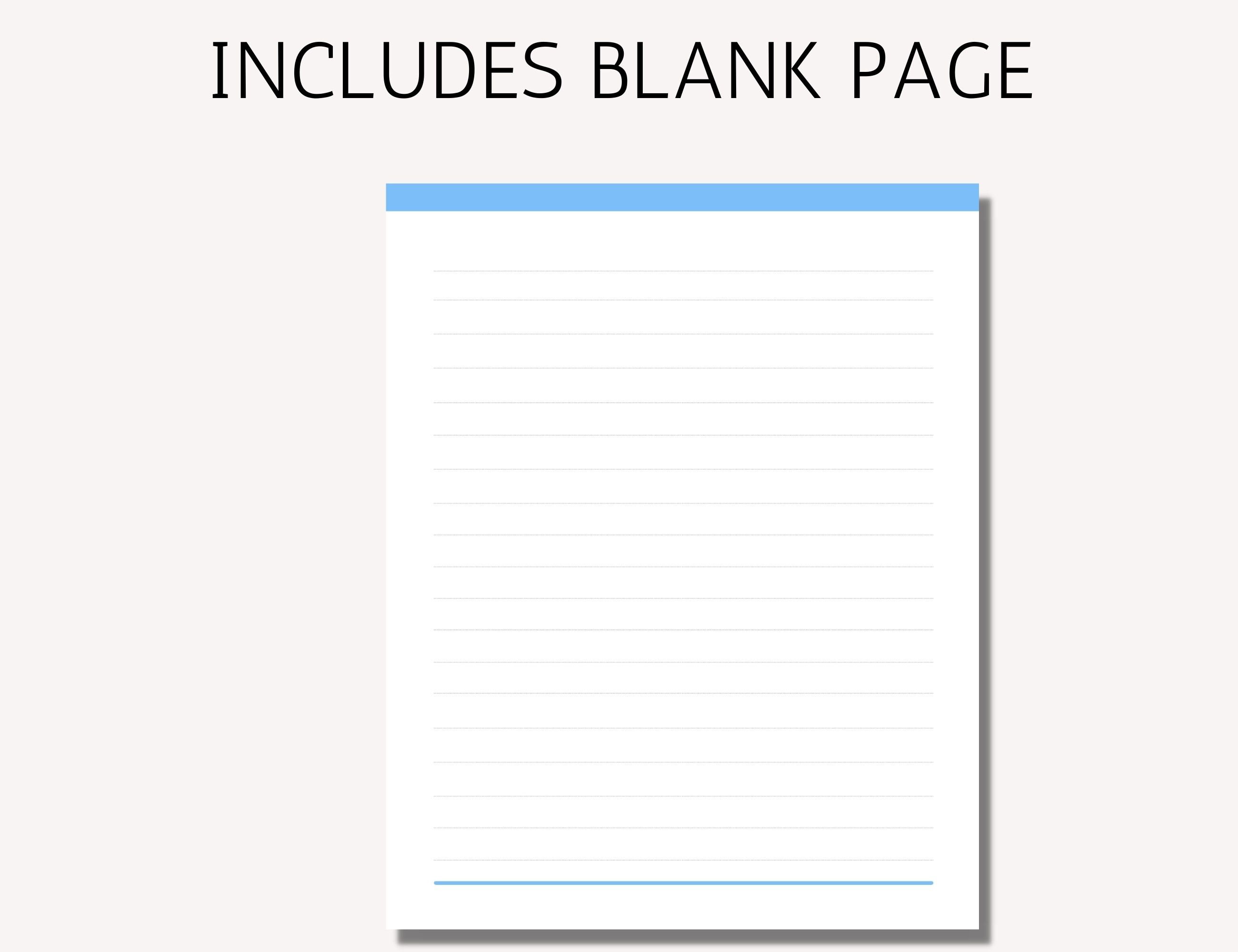 Printable Lecture Notes, Print at Home College Student Lined Note ...