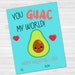 Printable Taco Valentine's Day Cards, Valentines Card for Kids, Taco ...