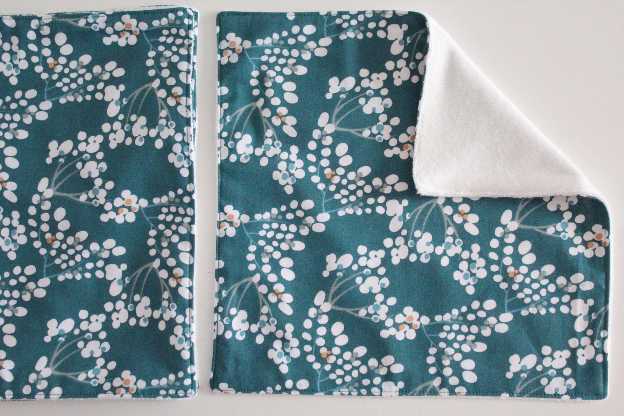 7 Feuilles d'essuie-Tout Lavables - Zéro Déchet