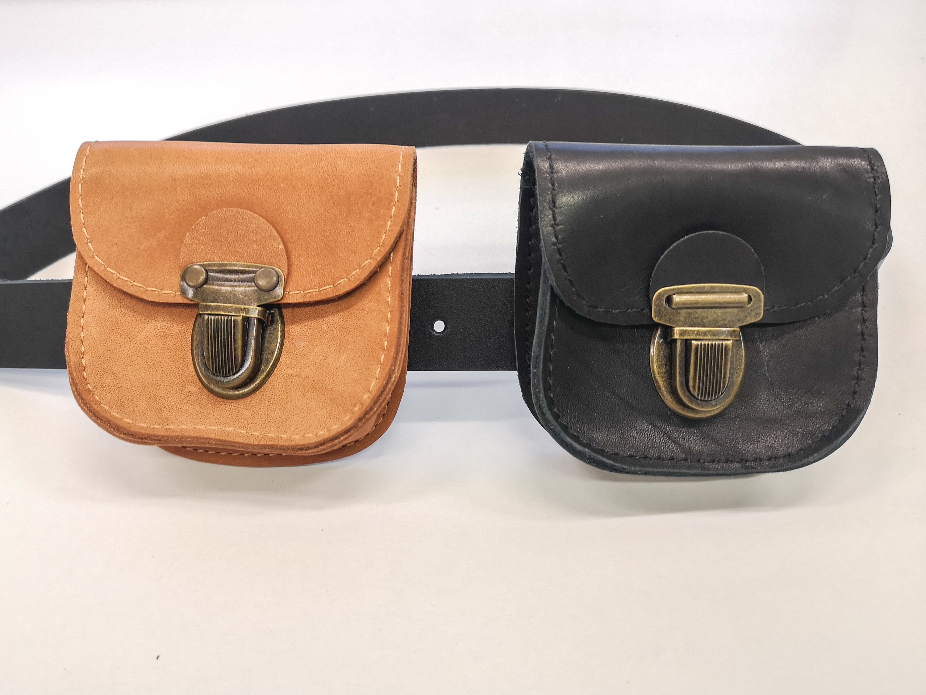 Belt Wallet Leather Belt Pouch Mini Belt Coin Purse Cowboy Etsy