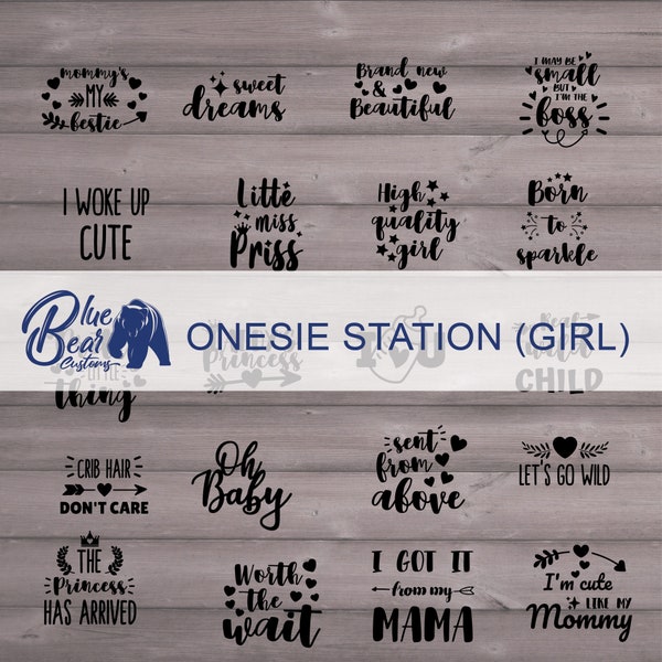 Iron on Decals Baby Girl Baby Shower Etsy