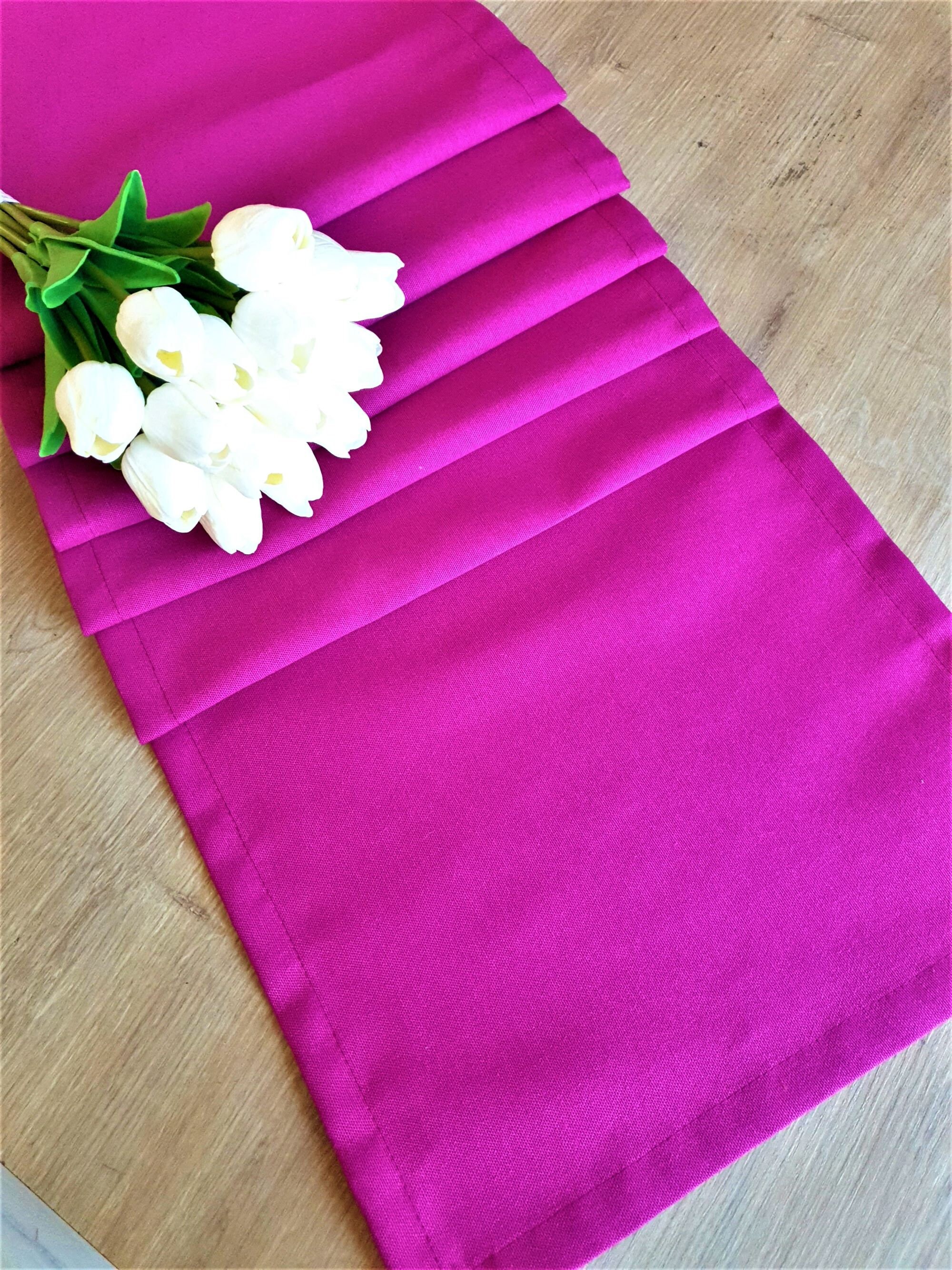 Fuchsia Table Runner LinenWedding Table RunnersDinning room | Etsy