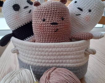 Osos desnudos. Grizzly, Ice y Panda, somos osos desnudos, osos de dibujos animados. Habitación de la residencia estudiantil, regalo para estudiantes