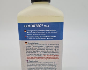 Colortec Versiegelung für Jesmonite AC100, Stein- und Betonarten - matt & Lebensmittelecht - 500ml