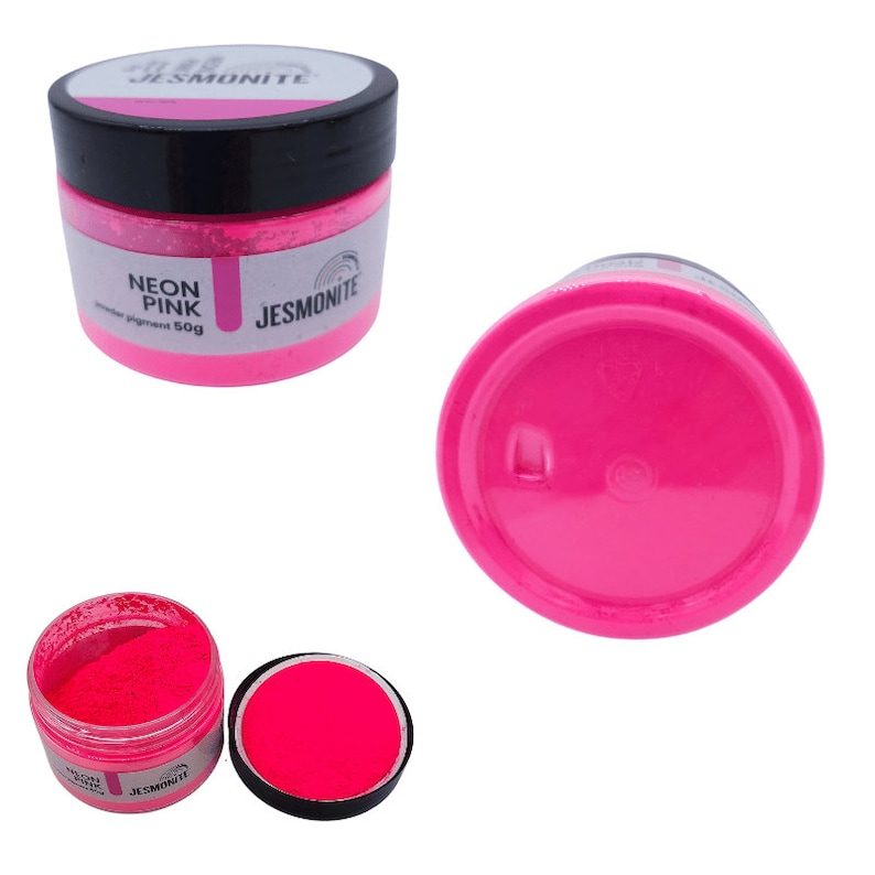 Jesmonite NEON COLORS Pigment Powder 50g Original NEON Pink