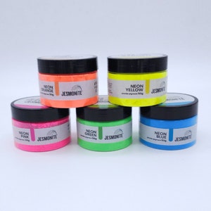 Jesmonite NEON COLORS Pigment Powder 50g Original Bild 1