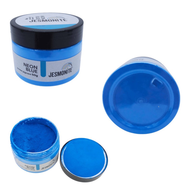 Jesmonite NEON COLORS Pigment Powder 50g Original NEON Blau