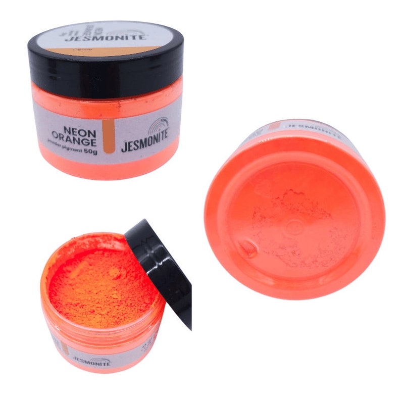 Jesmonite NEON COLORS Pigment Powder 50g Original NEON Orange