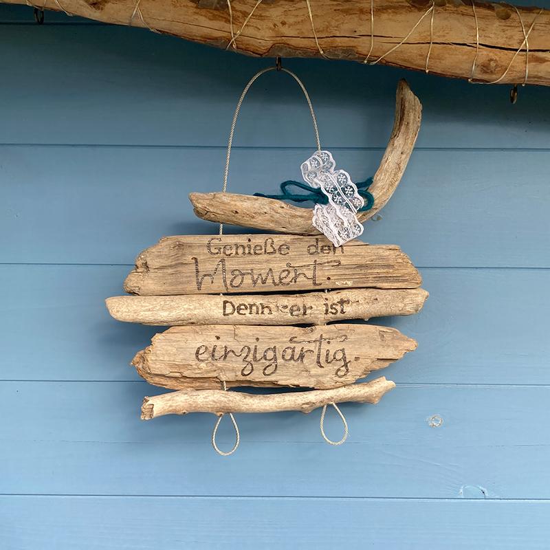 Holz Türschild Mit Kordel – 14,5 Cm, Personalisierbares Deko-Türschild Zum Bemalen, Bekleben Oder Verzieren, Für
