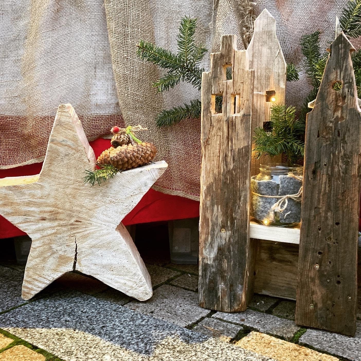 Holzstern xxl - Etsy.de
