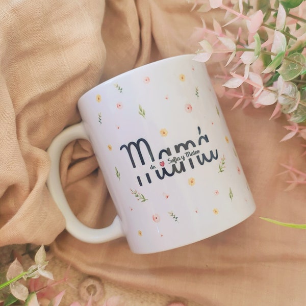 Taza personalizada para mamá, día de la madre