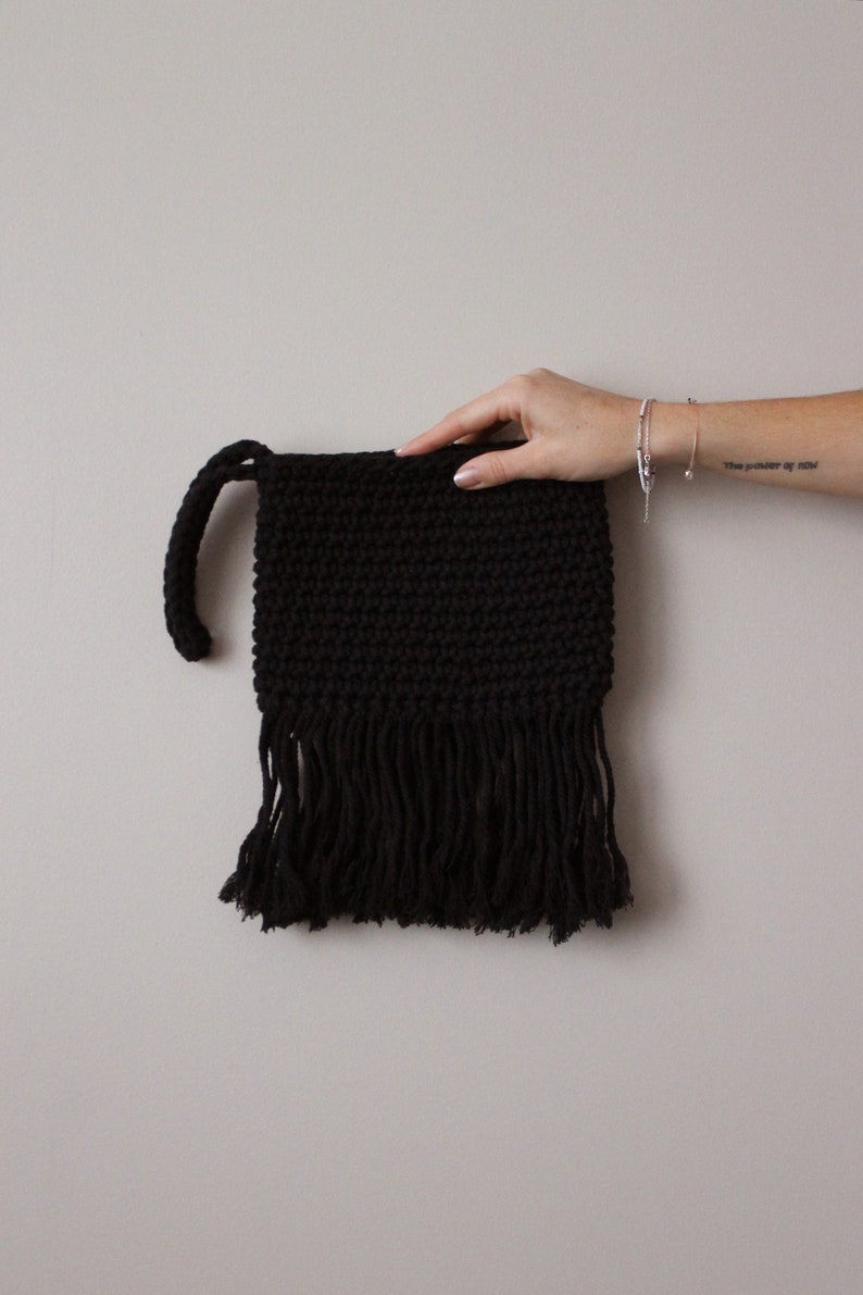 Macramé pouch, handmade macrame clutch bag, crochet bag clutch, crochet pouch, clutch, handbag image 1