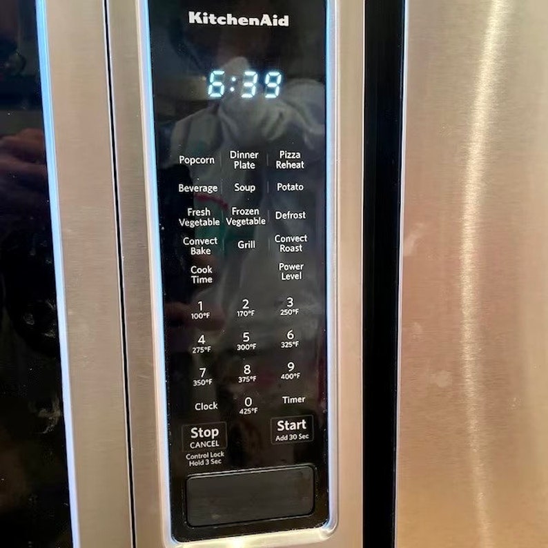 THE ORIGINAL Kitchenaid Microwave Whirlpool Buttonkitchenaid Etsy