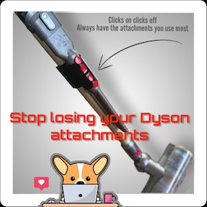 dyson vacuum attachment organizer