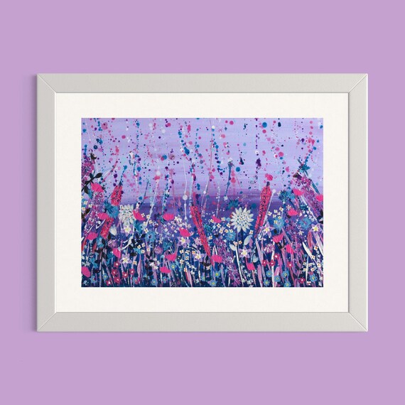 Wildflowers Art Print ‘Floral Oasis’