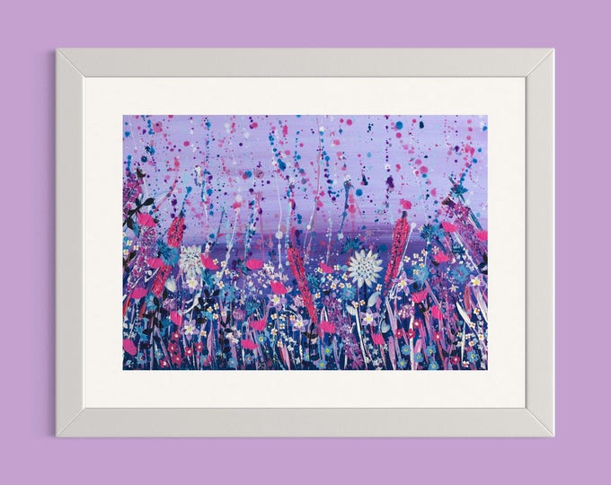 Wildflowers Art Print ‘Floral Oasis’
