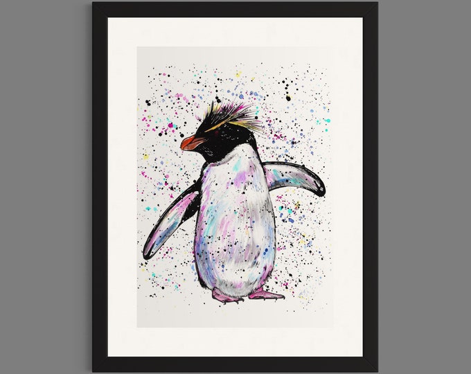 Penguin Art Print ‘Gloria’