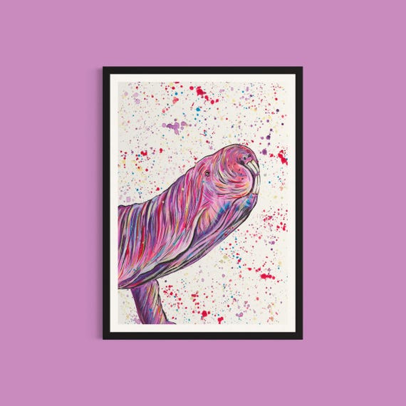 Naked Mole Rat Art Print ‘Cliff’